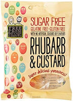 3 x Free From Fellows Sugar Free Rhubarb & Custard Sweets 2.46oz