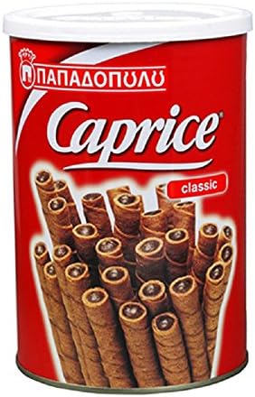 Papadopoulos Greek Caprice Wafers - Hazelnuts (Praline) Cocoa 400g