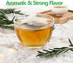 Premium Rosemary Tea Bags, 100 Teabags. Made with 100% Pure Natural Rosemary Leaves,No Additives & Caffeine Free.
