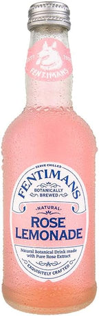 Fentimans Sparkling Rose Lemonade - Sparkling Pink Lemonade with Natural Ingredients & Pure Rose Extract, Mixer, Craft Soda, Botanically Brewed Lemonade - 9.3 Fl Oz (Pack of 24)
