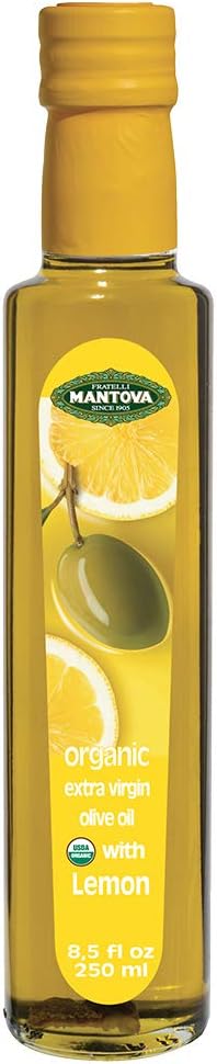 Mantova Oil Olive Extra Virgin Lemon Organic, 8.5 fl oz