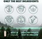 Natural Rhythm Triple Calm Magnesium Complex - 120 Capsules, Chelated Magnesium Glycinate, Taurate & Malate, High Absorption Supplement for Sleep, Stress, Muscle & Heart Support, Non-GMO, Vegan