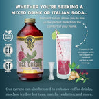 Portland Syrups Rose Cordial Syrup - Craft Delicious Cocktails, Mocktails, Sodas, and More - 12 oz with 24 Servings (Pack of 1)
