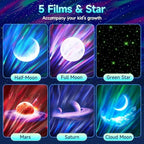 Northern Galaxy Light Projector, 300+Modes & 5 Films Star Projector, 15 White Noise & Bluetooth Northern Lights Projector,Moon Light Projector, Teen Girl Gifts Trendy Stuff, Consumer Electronics.