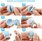 4pcs Macaron Screen Cleaner Set：Macaron Phone Cleaning Wipes，Mobile Phone Screen Cleaner - Soft Brush and Wipe for Telephone, Tablets, and Eyeglasses, Cute Lanyard Design for Easy Carrying