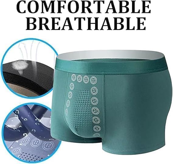 Men's Energetic Massage Magnetic Therapy Underwear, Energy Field Magnetic Therapy Underwears for Men