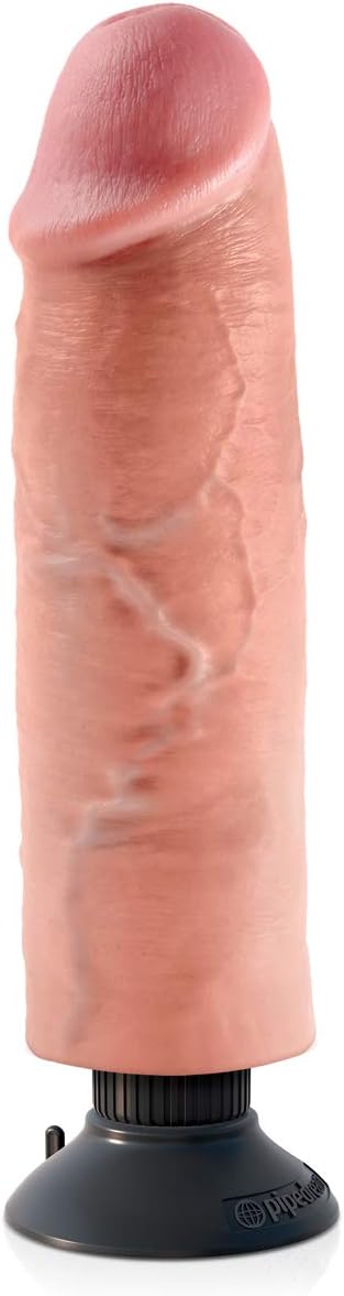 Pipedream Products King Cock 10 Inch Cock Flesh Vibrating