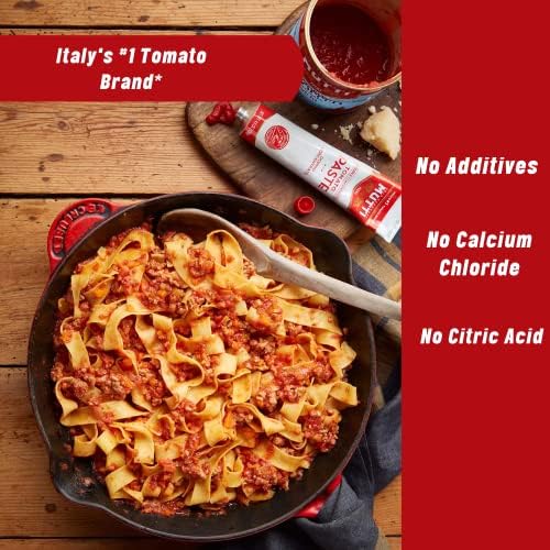 Mutti Double Concentrated Tomato Paste (Doppio Concentrato), 4.5 oz. Tube | 12 Pack | Italy’s #1 Brand of Tomatoes | Tube Tomato Paste | Vegan Friendly & Gluten Free | No Additives or Preservatives