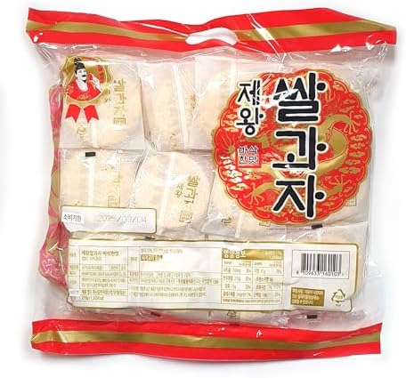 DEAD SKIN Korean Rice Cracker Sweet Flavor Rice Snack Korean Rice Crispy Chips Individually Packaged/Total 270g