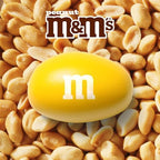 M&M'S Peanut Milk Chocolate Candy, Chocolate Candy Bulk, Party Size 38 oz Bag (Pack of 2)