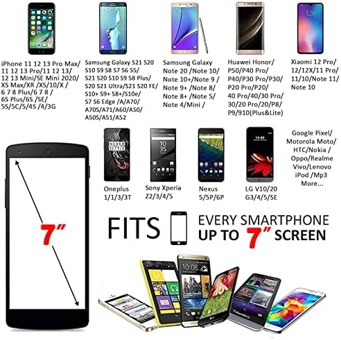Phone Holder for Running Armband iPhone 17 16 16e 15 14 13 12 11 Pro Max XS XR Plus Mini Galaxy Ultra S26 S25 S24 S23 S22 S21 Note 20 10 Pouch Bag, Arm Band Sleeve Fit Sport Gym Hiking Black
