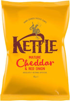 Kettle Chips Mature Cheddar & Red Onion 40G (Pack Of 18)