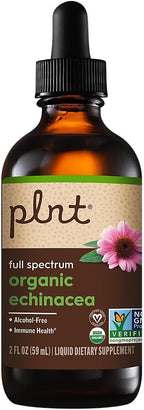 plnt Organic Liquid Echinacea a Full Spectrum a Supports Immune Health a Alcohol-Free (2 fl. oz.)