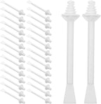 Didiseaon 100pcs Nose Wax Sticks, Dual-Ended Wax Applicator for Nose Hair Removal Cleaning Including Eyebrow and Ear Hair Removal Tools