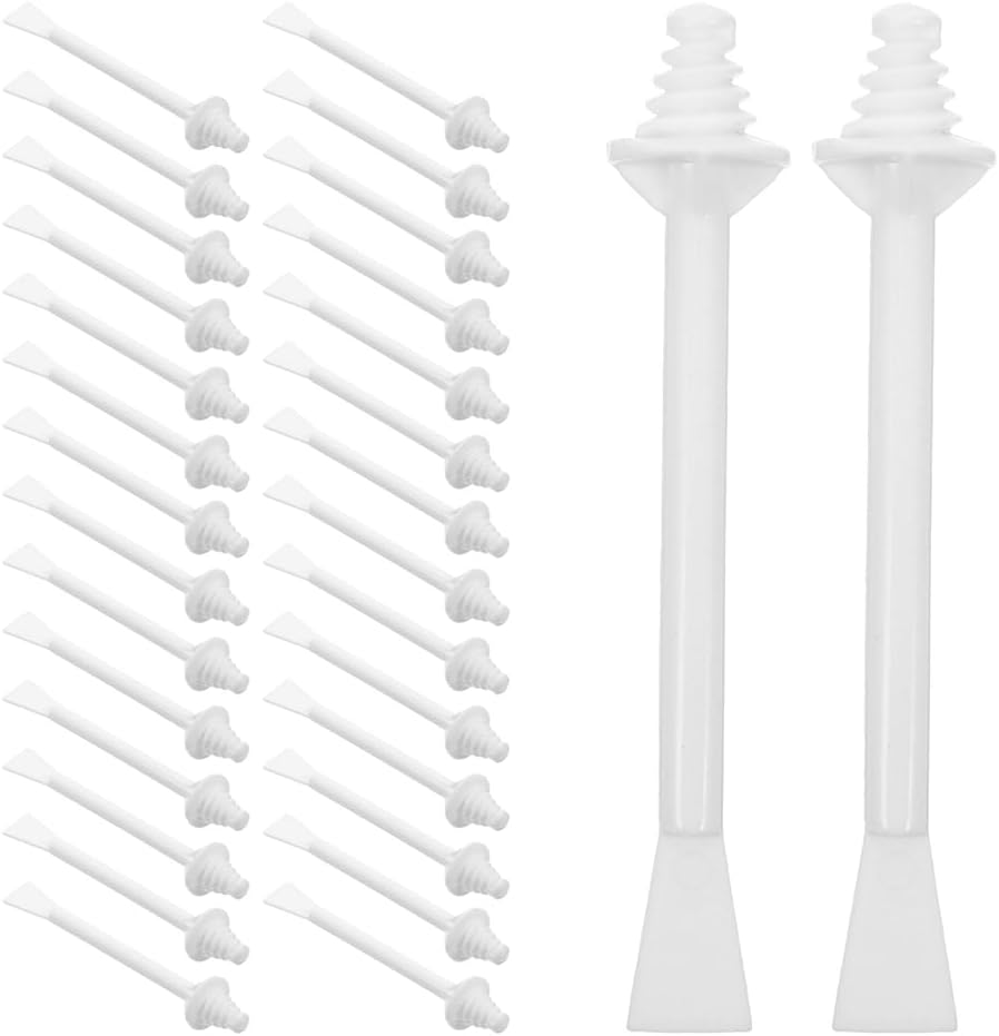 Didiseaon 100pcs Nose Wax Sticks, Dual-Ended Wax Applicator for Nose Hair Removal Cleaning Including Eyebrow and Ear Hair Removal Tools