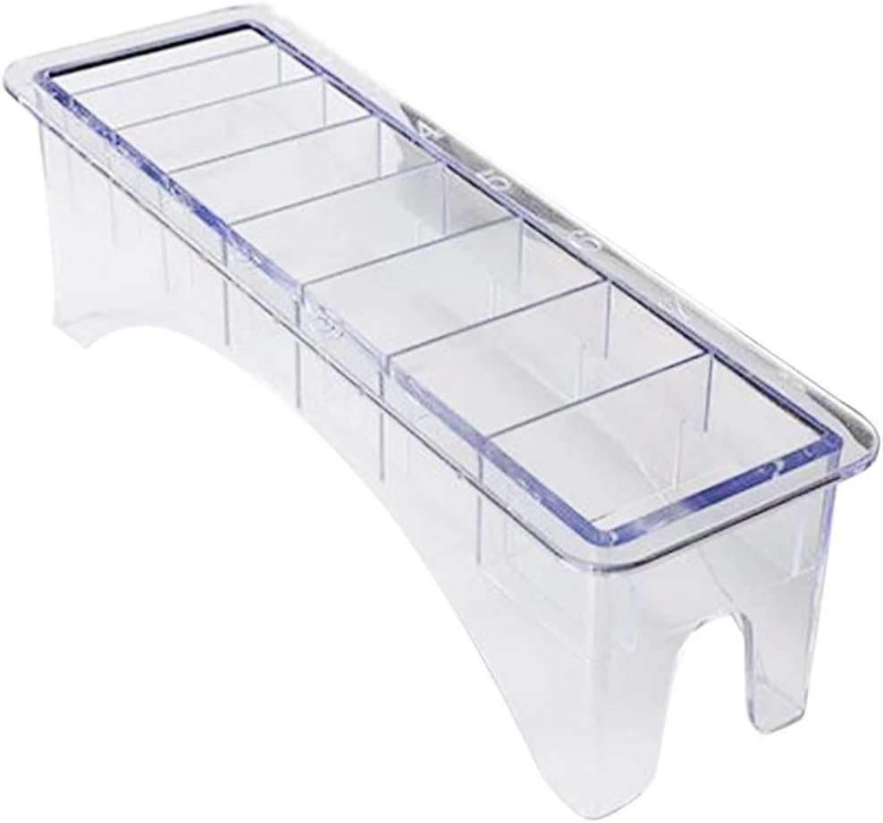 Universal 8 Grid Base Hair Clipper Limit Comb Storage Box Caliper Case Guide Hair Styling Comb Organizer