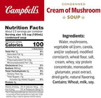 Campbell's Condensed Cream of Mushroom Soup, 10.5 oz Can (12 Pack)