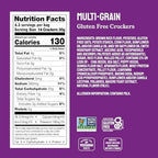 Milton’s Gluten Free Crackers Variety Bundle (Crispy Sea Salt, Multi-Grain, Everything) - Non-GMO Project Verified, Kosher, Certified Gluten Free Snack, Whole Grains In Every Bite - 4.5 Oz, Pack of 3