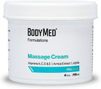 BodyMed Formulations Massage Cream, 4 oz. – Fragrance-Free, All-Natural Cream for Massage Therapy – Leaping Bunny Certified – with Arnica Extract & Jojoba – Non-Staining, & Paraben Free