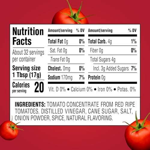 Heinz Simply Tomato Ketchup with No Artificial Sweeteners, 19 oz Bottle