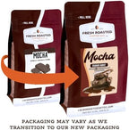 Fresh Roasted Coffee, Mocha Flavored Coffee, 12 oz, Medium Roast, Kosher, Ground
