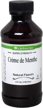 LorAnn Crème de Menthe SS, Natural Flavor, 4 ounce bottle