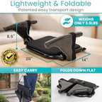 Vive Seat Lifter Chair Assist for Elderly & Adults - Patented Portable Sit to Stand Lift Device for Seniors - Stand Assist Aid & Support - Cushioned Transfer & Mobility Aid - Supports 250 pounds