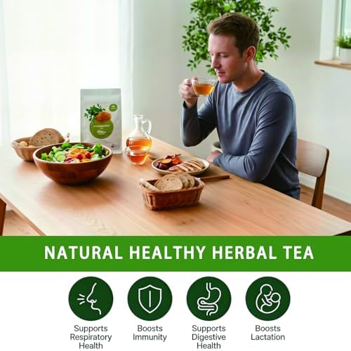 Samcci - Fenugreek Seed Tea Bags, 50 Teabags, 3g/bag - Natural Healthy Fenugreek Methi Seeds Herbal Tea - Non-GMO - Caffeine-free - Support Digestion & Improve Heart Health
