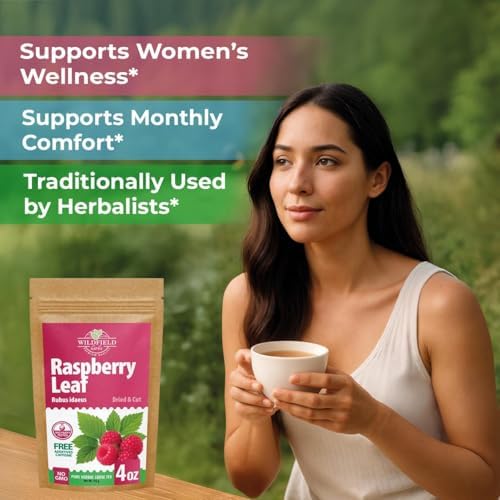100 Bags Raspberry Leaf Tea Rasberry Leaf Herbs (Rubus Idaeus Folium) - 100 Count 1.5g Bags Rasberry Leave Tea Hojas De Frambuesa