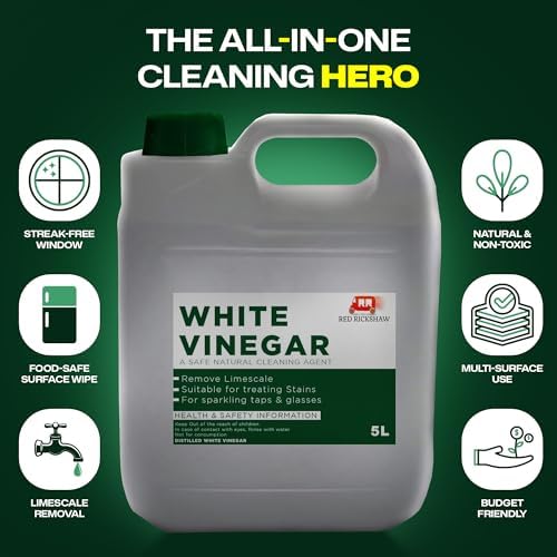 Golden Swan White Vinegar for Pickling, Marinating & Cooking - 165 ounces - Produced in The UK