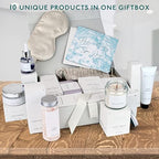 Jasmyn & Greene Luxury Spa Gift Basket for Women - 10 Relaxing Spa Birthday Gifts for Women with Lavender. Bridal Shower Gifts for Woman with Self Care Kit. Get Well Soon Package for Mother Sister.
