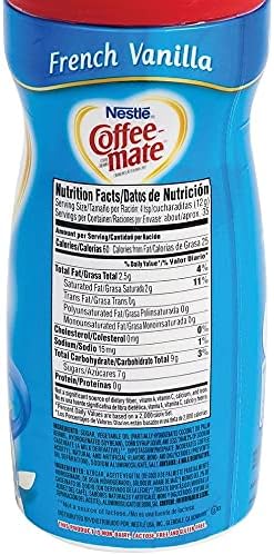 Nestle Coffee mate Coffee Creamer, French Vanilla, Powder Creamer, 15 Ounces