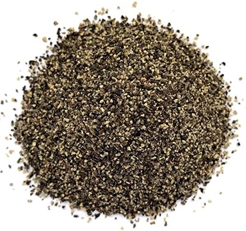 Ground Black Peppercorn, by Herb Co, 16 Mesh Fine Grind for Cooking & Seasoning, Essential Kitchen Spice, 1 lb