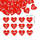 60 Pcs Edible St. Valentine's Day Cupcake Toppers with heart Decorations for Birthday and Valentine's Day Party (heart)