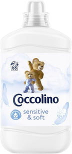 Coccolino Sensitive & Soft Fabric Softener 1700ml/57.5 fl oz 68 Washes
