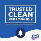 Scott 1000 Trusted Clean Toilet Paper, 32 Rolls, Septic-Safe, 1-Ply Toilet Tissue, White