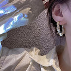 Lymphatic Activity Hoop Earrings, Lymphvity Germanium Earrings, Acupressure Slimming Earrings, Hoops Earrings, Lymphvity Germanium Earrings Lymphatic Drainage Earrings
