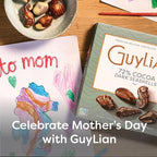 Belgian Dark Chocolate Seashells Mothers Day Gifts from Daughter by GuyLian, 7.94 oz, 20 pc (Pack of 2) Gourmet Dark Praliné Assortment with 72% Cocoa, Candy for Women