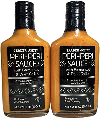 Trader Joe's Peri-Peri Sauce with Fermented Dried Chilies (Pack of 2)