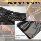 QiaTi Men's Shorts Slim Fit Hot Short Pants Tight Shorts for Holiday Casual Men