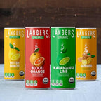 Langers Organic Flavored Sparkling Water, Ginger, 12 Fl Oz (Pack of 8)