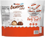 Kinder Bueno Mini Chocolate Bites with Crispy Wafer and Hazelnut Cream, Individually Wrapped, Party Pack, 23.8 oz