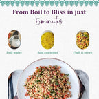 Al'Fez Moroccan Style Couscous - 7 oz (Pack of 6) - Durum Wheat Infused w/Exotic North African Spices, Sultana Raisins & Pine Nuts for Instant Couscous Salad - Vegan, No Artificial Flavors, Vegetarian
