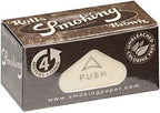 Smoking Brown Rolls Unbleached Slim 4 Metres Continuous Rolling Papers 5x Rolls