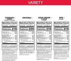 Pringles Potato Crisps Chips, Lunch Snacks, Office and Kids Snacks, Grab N' Go, 1.38 Pounds, Variety Pack (16 Cans)