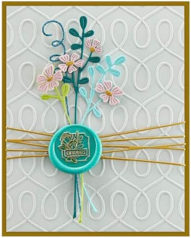 Spellbinders S3-457 Sealed Blooms Etched Dies from The Sealed by Spellbinders Collection