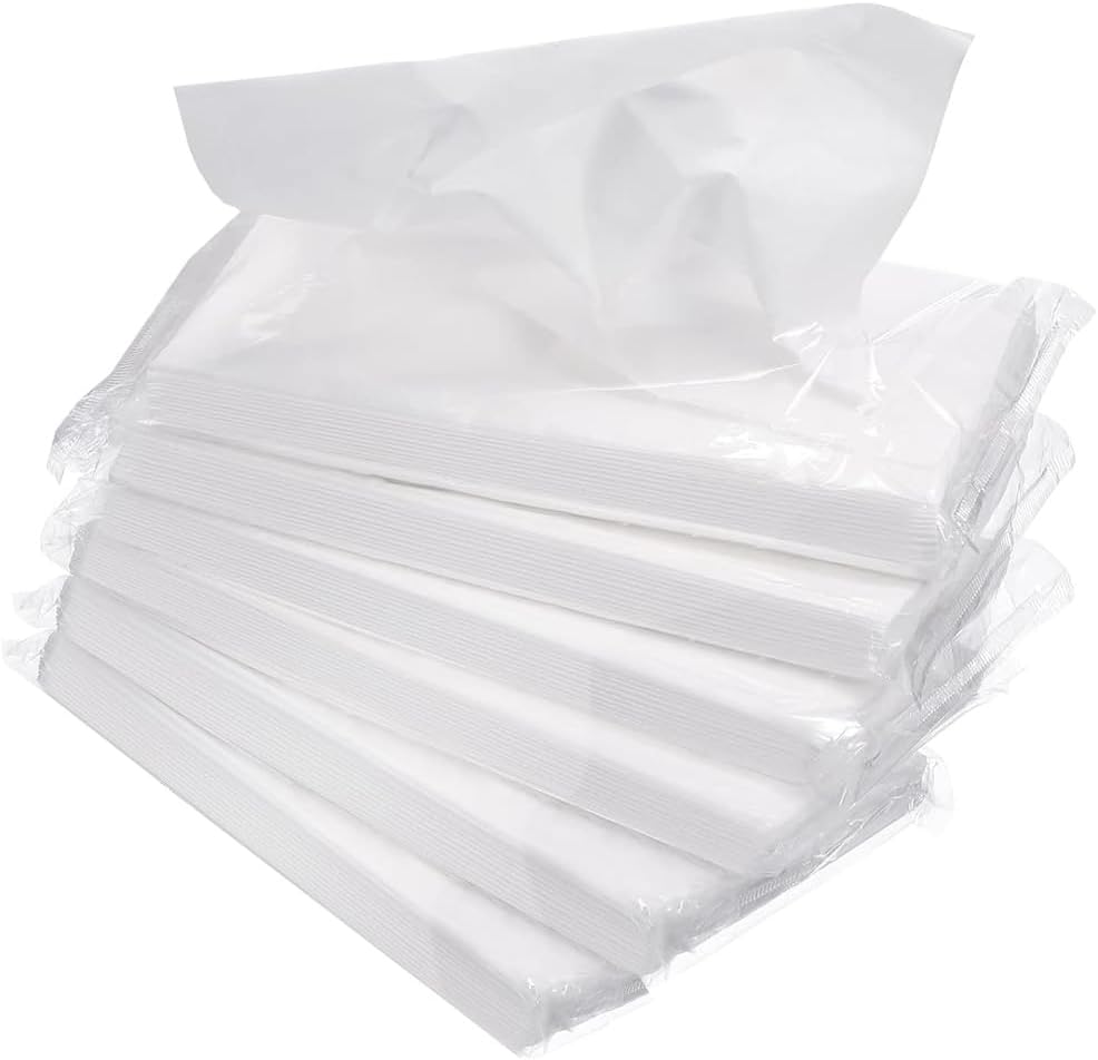 Car Tissue Refills, Auto Travel Tissue Packs, Facial Napkin Refills for Car Visor Tissue Holder - 3-Ply 36 Sheets/Pack - 6Packs