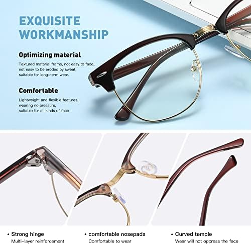 Blue Light Blocking Glasses for Woman/Men Computer Bluelight Glasses Womens/Mens