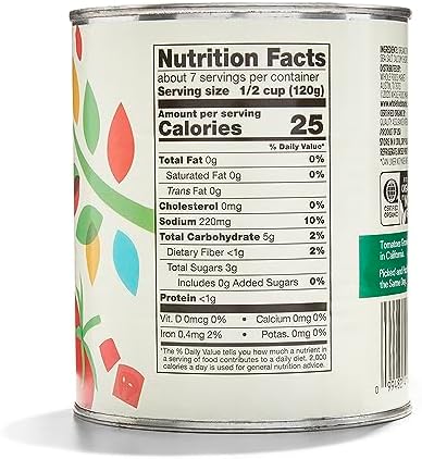 365 by Whole Foods Market, Organic Diced Tomatoes, 28 Ounce