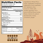Nyakers Ginger Snaps Cookies, Original, Authentic Swedish Gingerbread, Blend of Ginger, Clove, Cinnamon, Vegan, Botanical Mailing Tin, 26.4 Oz